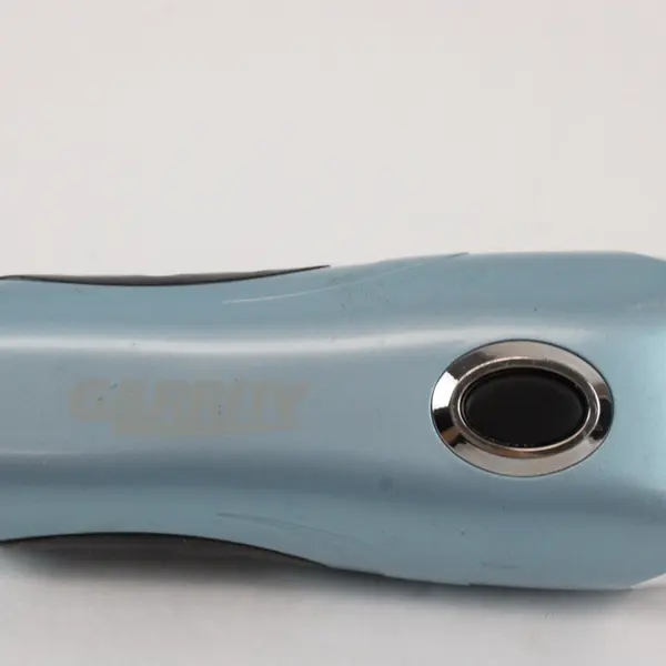 Garrity Blue Wind Up Hand Crank Flashlight