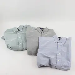 Lot of 3 VTG Cambridge Classics Men's 16 Short Sleeve Button Down Shirts FLAWED