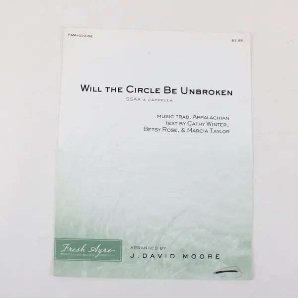 Will The Circle Be Unbroken Fresh Ayre Music SSAA A Cappella Sheet Music