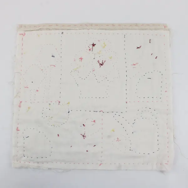 Patchwork Friendship Sampler Log Cabin Quilt Blocks Red Green Pieces