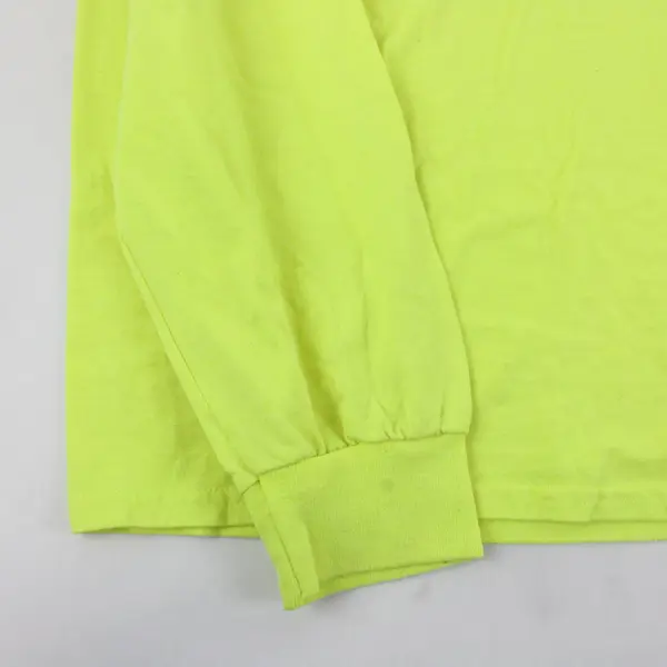 Gildan Ultra Cotton Elk Creek Forest Products Neon Long Sleeve Shirt Workwear XL