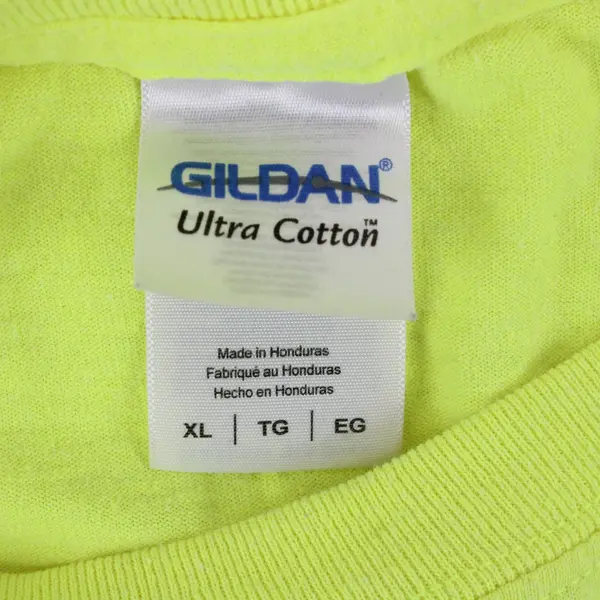 Gildan Ultra Cotton Elk Creek Forest Products Neon Long Sleeve Shirt Workwear XL