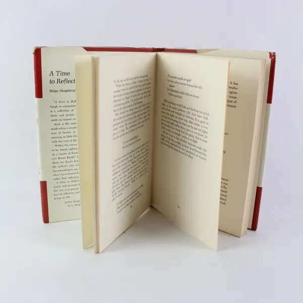 A Time to Reflect Helga Skogsbergh 1965 Hardcover