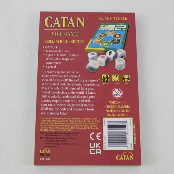 Klaus Teuber's CATAN Dice Game  Complete
