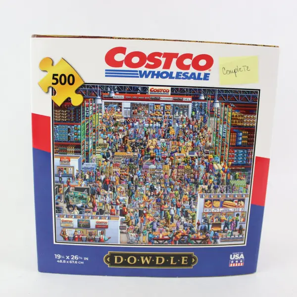 Costco Dowdle 500 Piece Jigsaw Puzzle w/ Poster 19x27