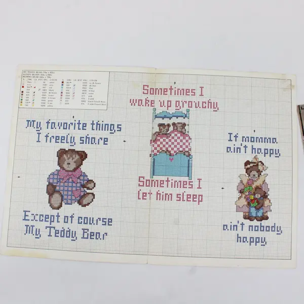 Leisure Arts Lot of 3 Vintage Animal Cross-Stitch Patterns 1988 & 1991 Good