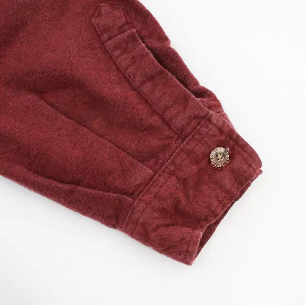 Field & Stream Mens Shirt Maroon Red Button Down Front Pockets L/XL Estimated