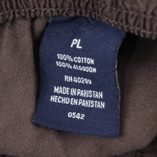 Gloria Vanderbilt Women's PL Brown Capri Pants Stretchy Waistband