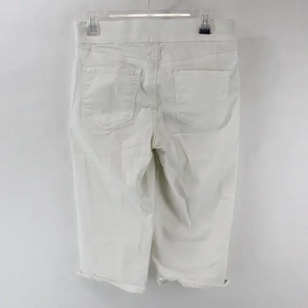 Gloria Vanderbilt All-Around Slimming Effect Skimmer White Crop Pants Size 6