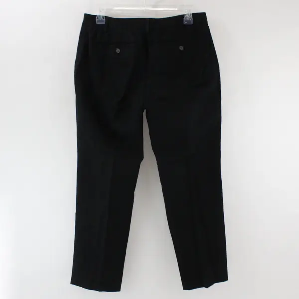 Van Heusen Womens 8 Black Dress Work Pants Zip Hook Stretch Skinny