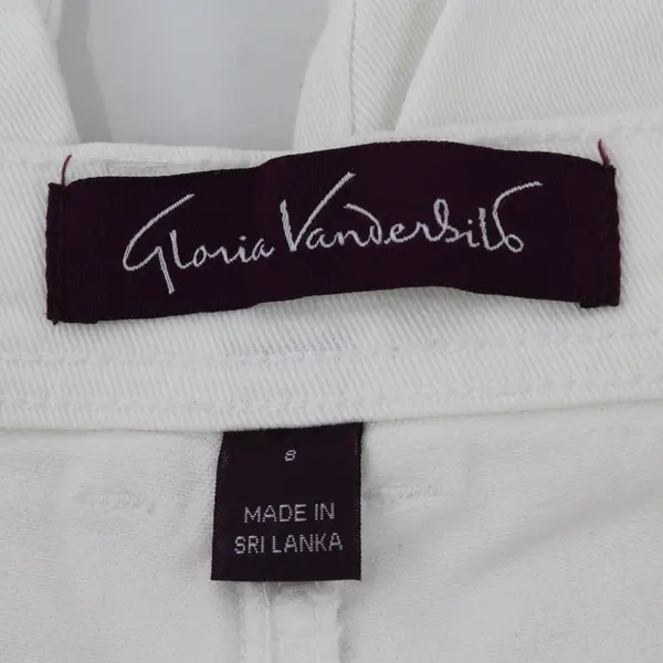 Gloria Vanderbilt Amanda Jeans Size 8 Classic Fit Prism White