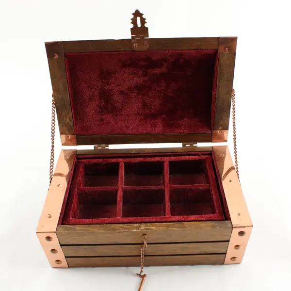 Vintage Standard Specialty Finest Jewelry Box 7.5in Pre-Owned