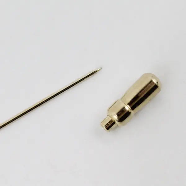 Vintage J Initial Gold-Tone Stick Pin Accessory