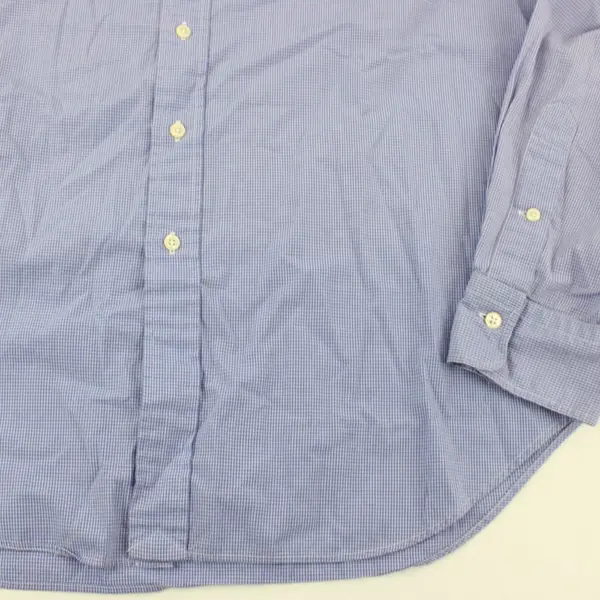 Polo Ralph Lauren Andrew Blue Long Sleeve Button Up Shirt Mens 17-35