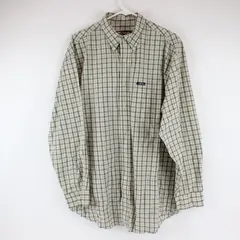 Chaps Ralph Lauren Mens Large Plaid Long Sleeve Button Down Shirt