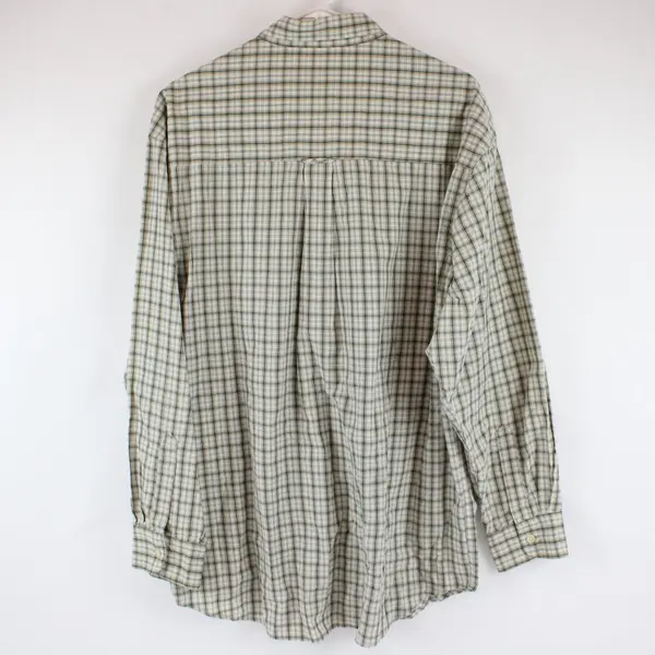 Chaps Ralph Lauren Mens Large Plaid Long Sleeve Button Down Shirt
