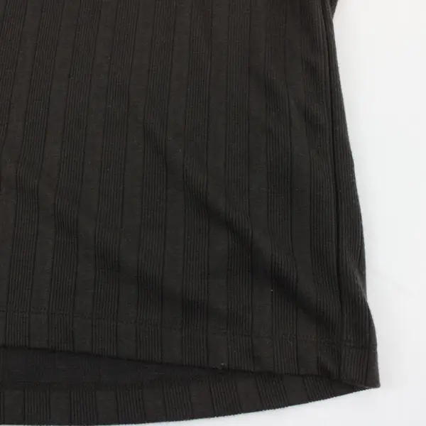 Perry Ellis Dark Brown V-Neck Short Sleeve Knit Tee Men's XL