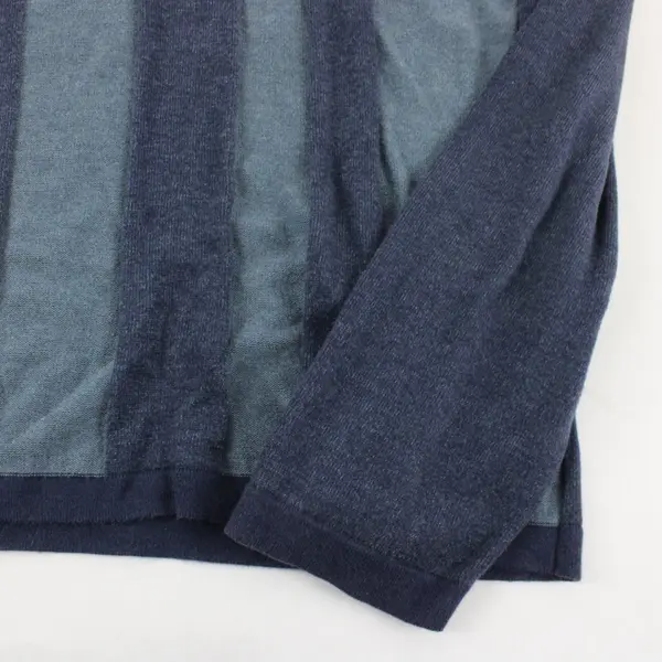 Perry Ellis Mens XL Blue Gray Knit Long Sleeve Pullover Sweater