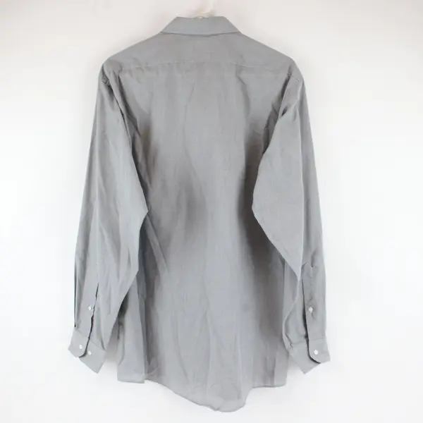 Arrow Company Men's Gray Long Sleeve Dress Shirt 16-34/35