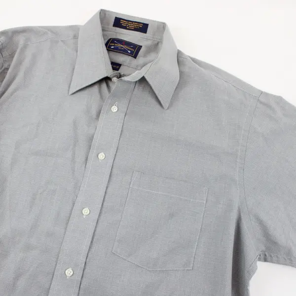 Arrow Company Men's Gray Long Sleeve Dress Shirt 16-34/35