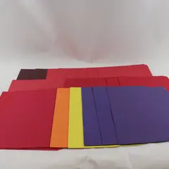 Lot of 29 Assorted Colored Letter Size File Folders Office Supplies