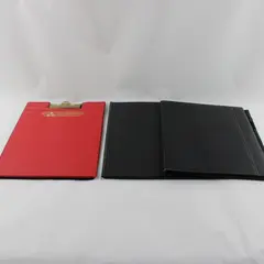 Lot of 3 Padfolios 1 Red 2 Black Resume Interview Office Clipboard Folder