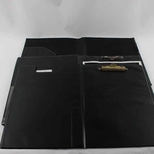 Lot of 3 Padfolios 1 Red 2 Black Resume Interview Office Clipboard Folder