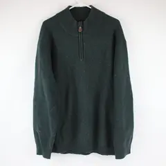 Jos. A. Bank Men's XXL Green 1/4 Zip Knit Sweater