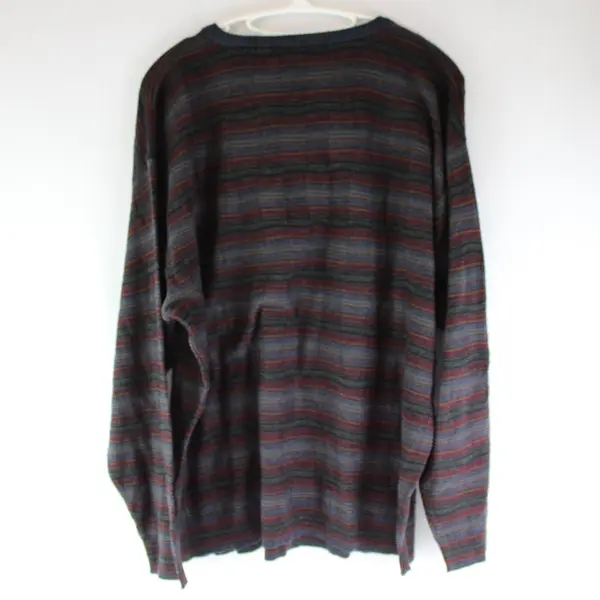 Northern Isles Men's XL Multicolor Striped Crew Neck Sweater