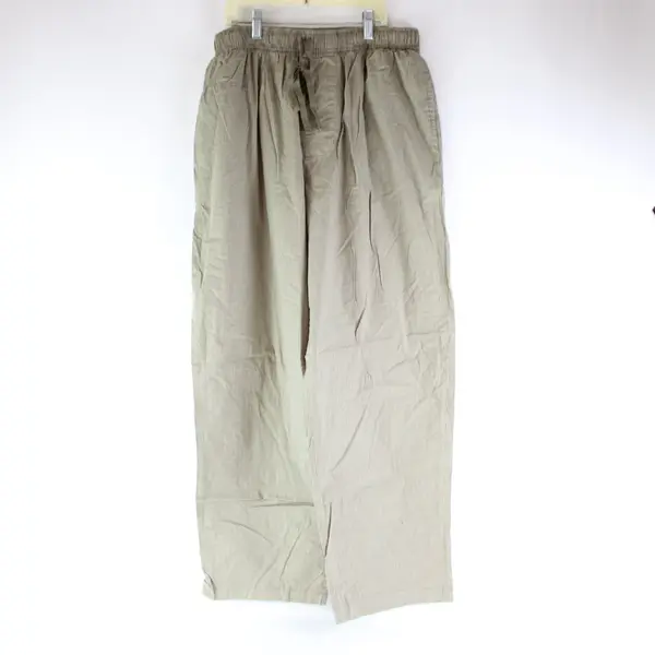 Croft & Barrow Men's Green Grid Drawstring Pajama Pants Sleepwear Large
