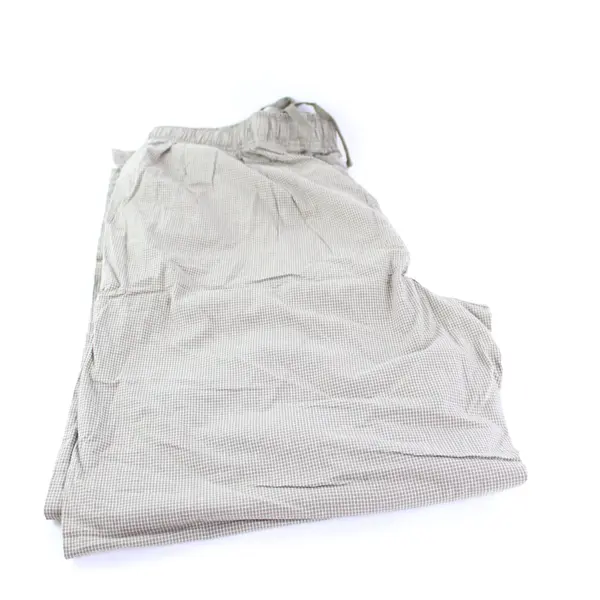 Croft & Barrow Men's Green Grid Drawstring Pajama Pants Sleepwear Large