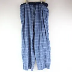 Calvin Klein Men's Large Plaid Pajama Pants Blue Red White Sleepwear FLAW