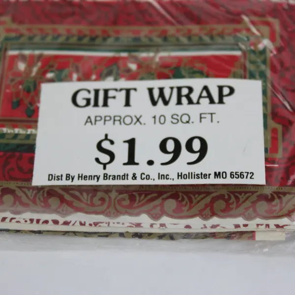 Vintage Henry Brandt & Co Christmas Wrapping Paper Lot Sealed