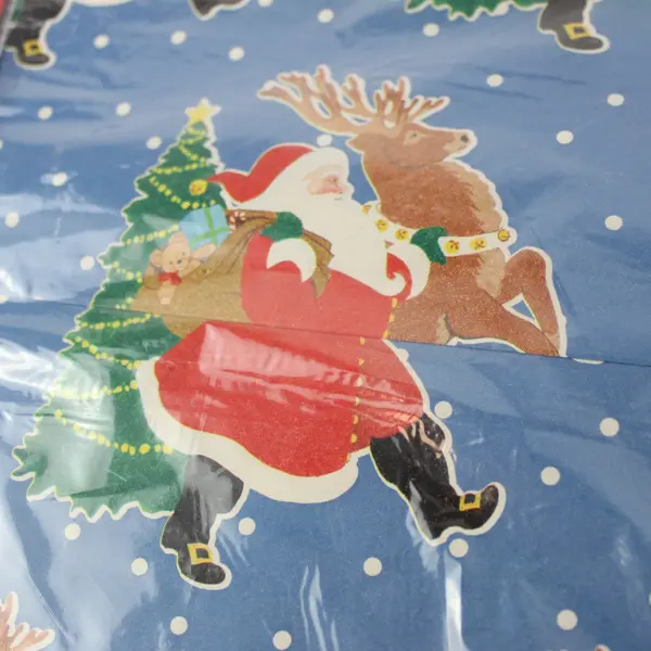 Vintage Henry Brandt & Co Christmas Wrapping Paper Lot Sealed