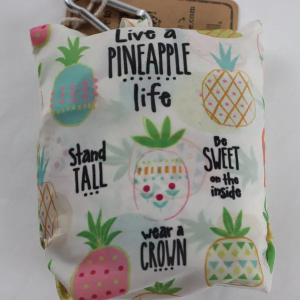 Natural Life Fold Up Reusable Shopping Bag Tote Compact