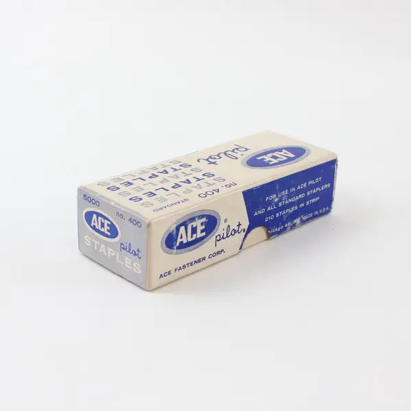 Two Standard Staples Packages Office School Supply - Ace Pilot and Unbranded