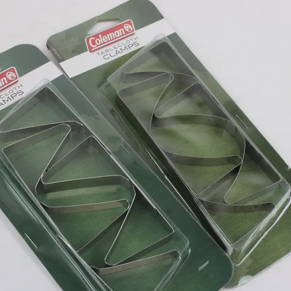 Lot of 4 Tablecloth Clamp Sets Coleman & Greenbrier Intl
