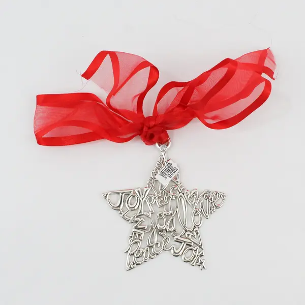 Brighton Star Glee Silver-Tone Christmas Ornament NWT