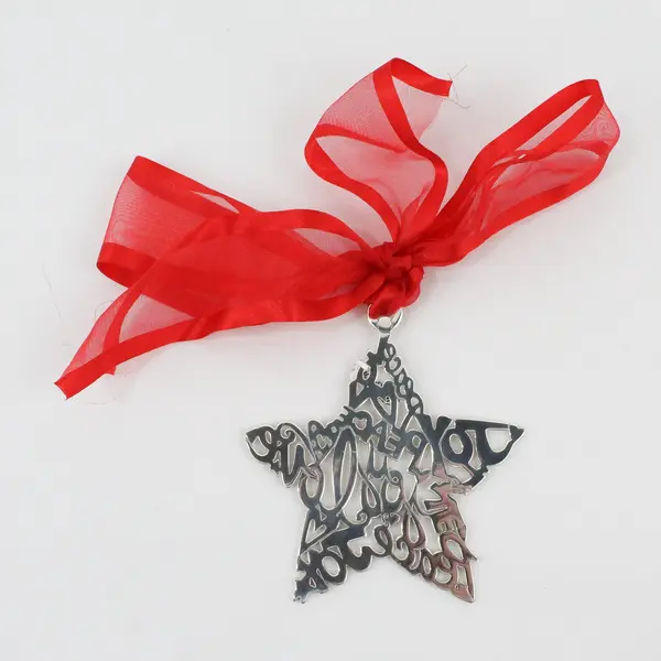 Brighton Star Glee Silver-Tone Christmas Ornament NWT