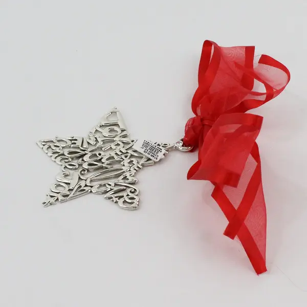 Brighton Star Glee Silver-Tone Christmas Ornament NWT