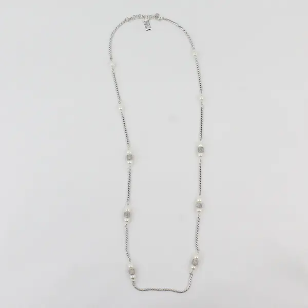 Brighton Meridian Pearl Station Necklace 38in