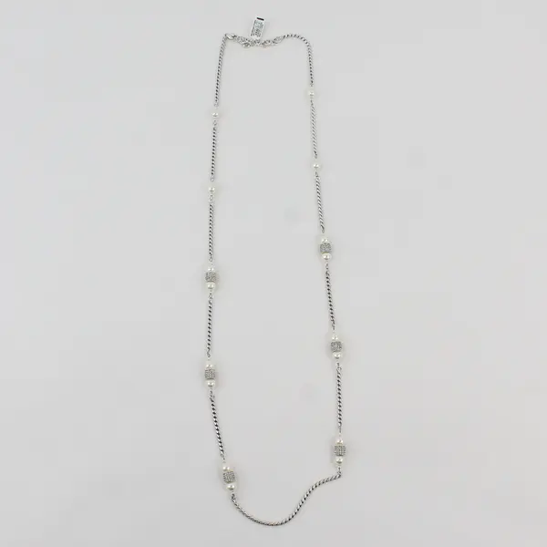 Brighton Meridian Pearl Station Necklace 38in