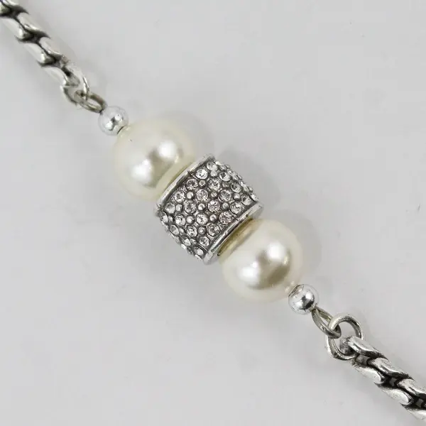 Brighton Meridian Pearl Station Necklace 38in