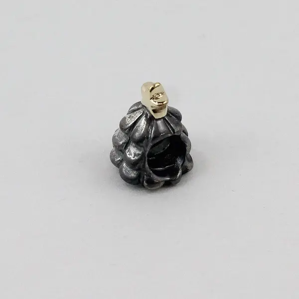 Pandora 925 Sterling Silver 14K Gold Christmas Tree Charm New