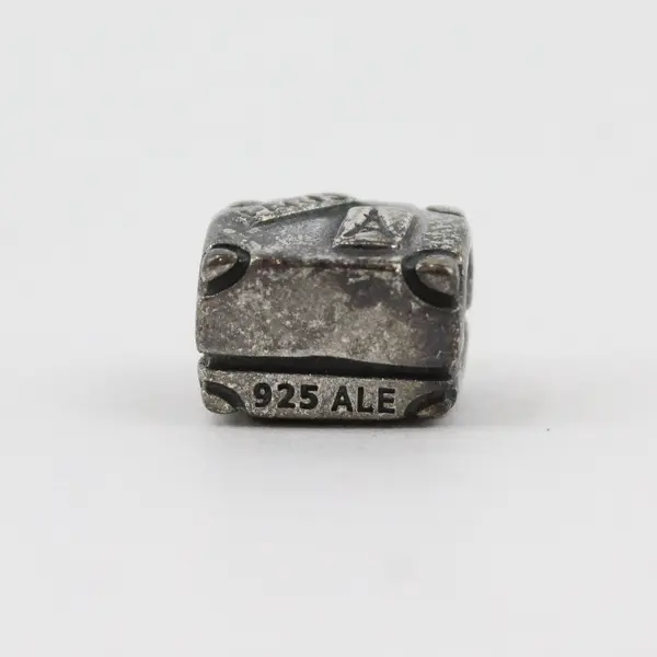 Pandora 925 Sterling Silver Luggage Suitcase Charm 1/2"