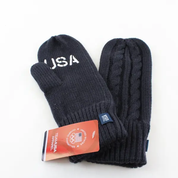 Team USA GO USA Official Winter Olympics Navy Blue Mittens