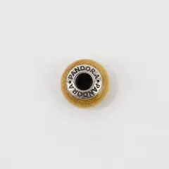Pandora Pau Amarelo Wood Sterling Silver Charm 1/2 in