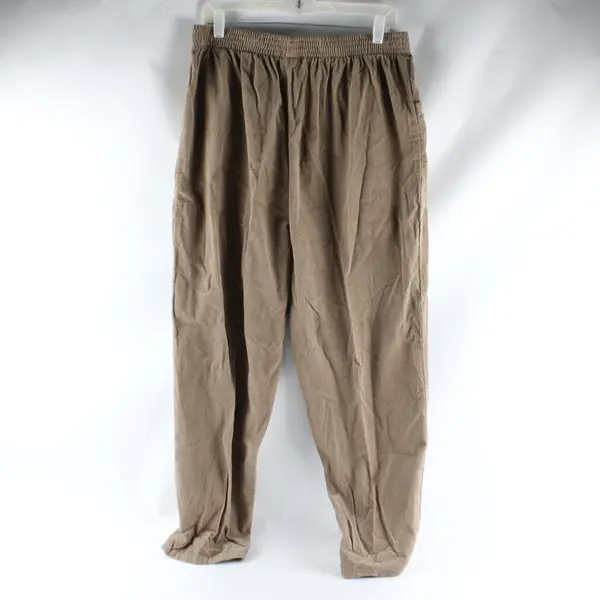 Cascade Blues Women's Khaki Tan Corduroy Pants Size 16