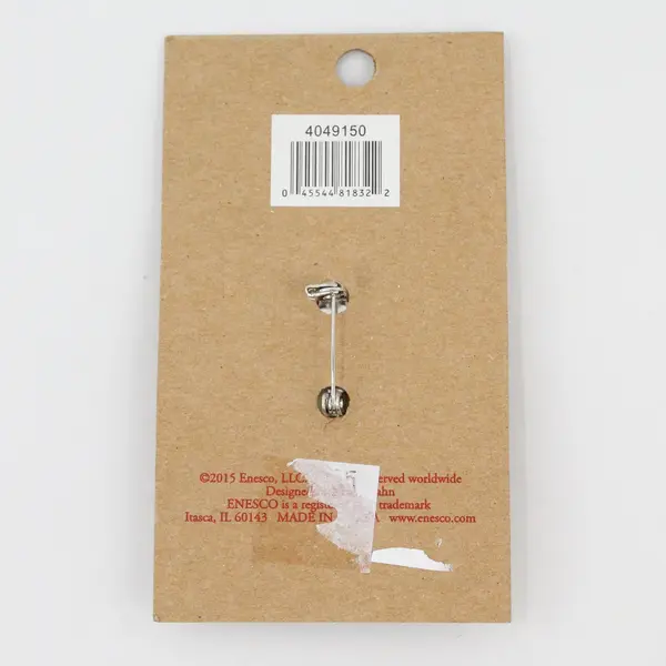 Enesco Heart of Christmas Angel Cardinal Lapel Pin