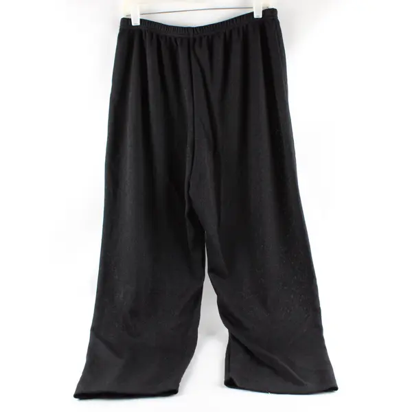 Women's Black Sheer Lightweight Pull-On Pants M/L Pre-Owned